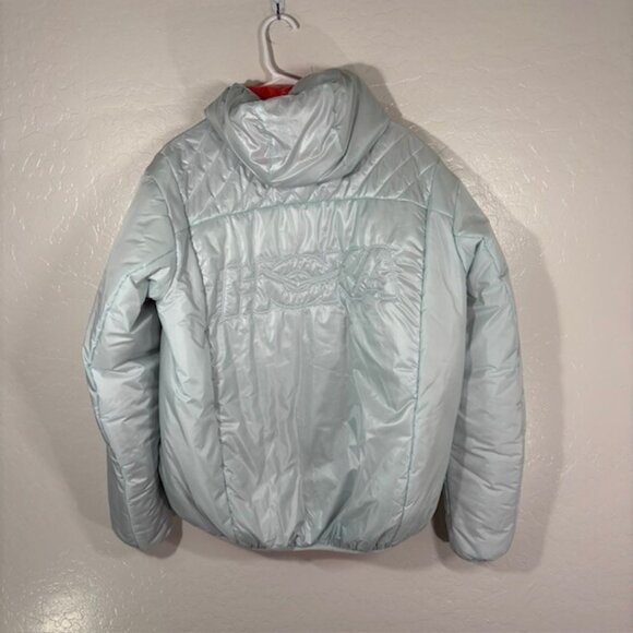 Hoka One One Puffer Jacket Womens Small Medium Light Blue Quilted NEW - Picture 7 of 7